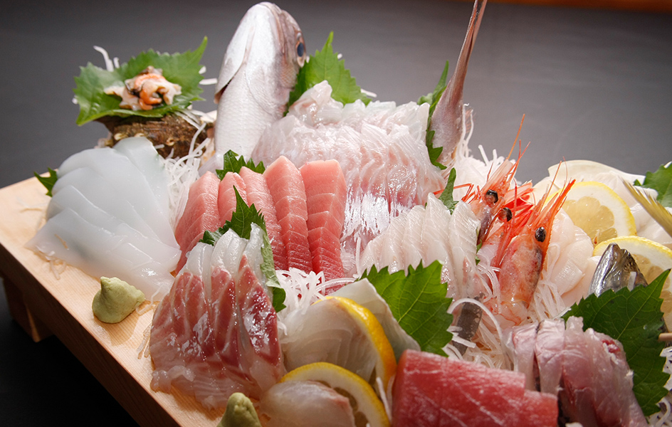 Fresh seafoods and Japanese foods
